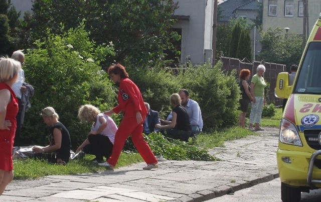 Czerwiec'13. Dramat w Kielcach, samochód potrącił dwie  starsze kobiety idące chodnikiem, obie zginęły. 