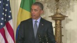 Rousseff podarowała Obamie koszulkę Brazylii (WIDEO)