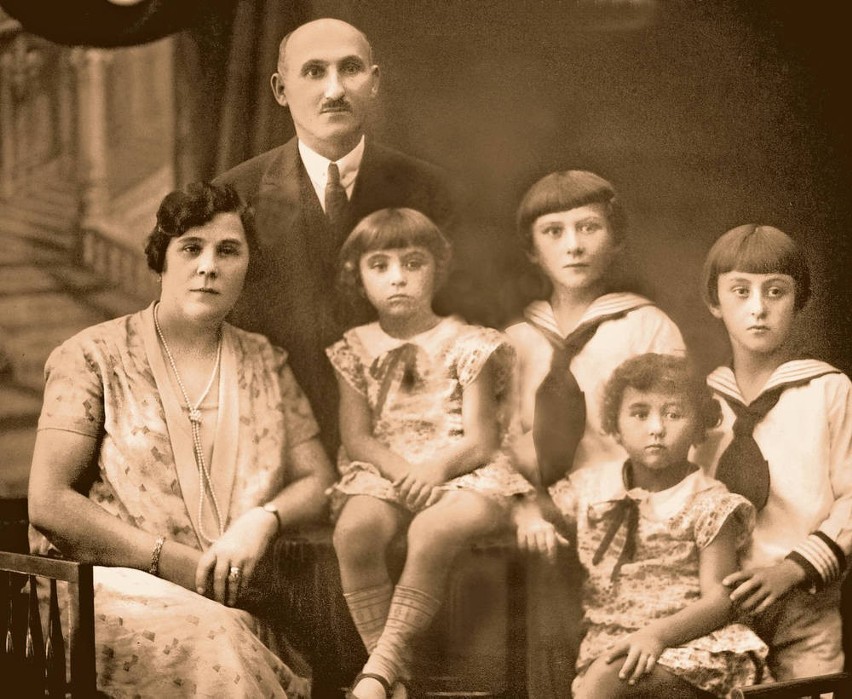 Ludwik Wimmer (1886-1939) z rodziną