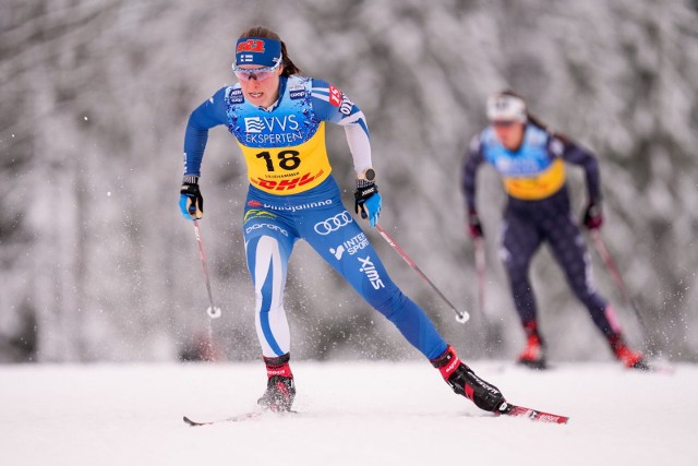 Krista Parmakoski musiała zadowolić się czwartą lokatą w biegu na 20 km podczas Pucharu Świata w Lillehammer.