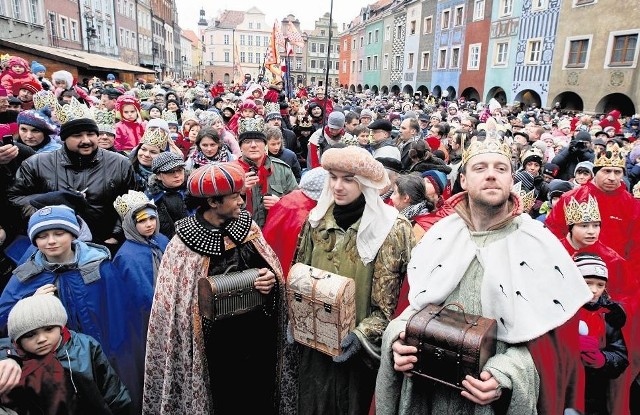 Orszak Trzech Króli w Poznaniu to już tradycja