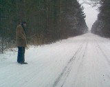 Atak zimy: drogi w naszym powiecie przejezdne 