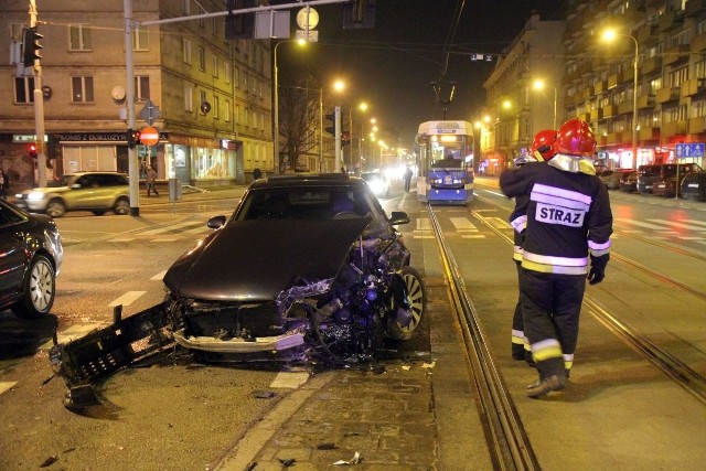 Wypadek na skrzyżowaniu Kołłątaja i Kościuszki