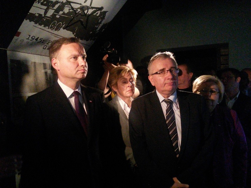 Andrzej Duda w Radzionkowie w Centrum Archiwizacji...