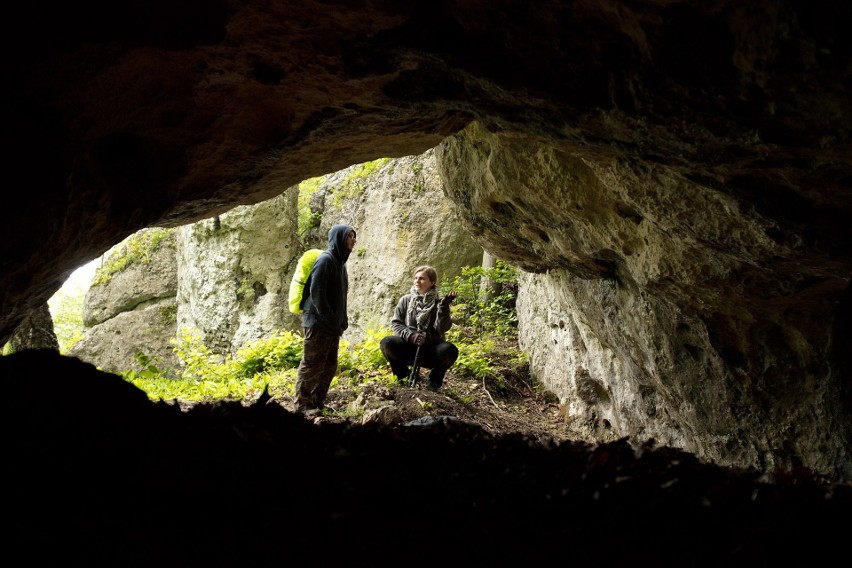 Wejście do jaskini Tunel Wielki