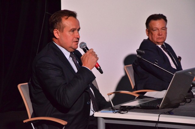 Spotkanie poprowadzili burmistrz Tomasz Śmietanka i marszałek Adam Struzik.