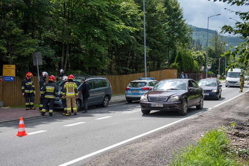 Kościelisko. Zderzyły się cztery samochody [ZDJĘCIA]