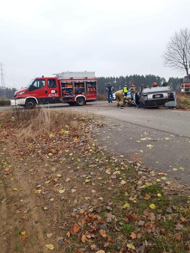 Wypadek niedaleko miejscowości Milewo