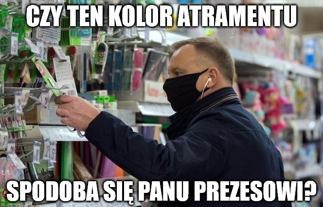 Andrzej Duda wybrał się na zakupy, co nie uszło uwadze...