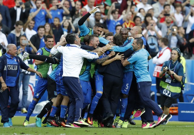 Euro 2016: 1/8 finału Włochy - Hiszpania 1:0