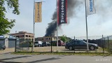 Płonie składowisko odpadów w Siemianowicach Śląskich. Ogień objął chemikalia? ZDJĘCIA