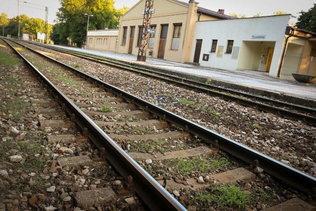 Przystanek Stalowa Wola Główna, gdzie pociąg towarowy potrącił między torami 50-letniego mężczyznę.