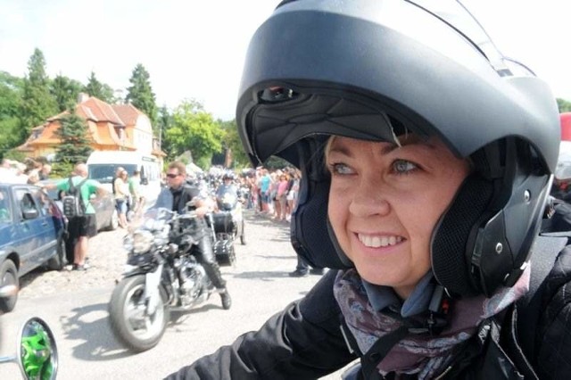 Zlot motocykli w Łagowie.