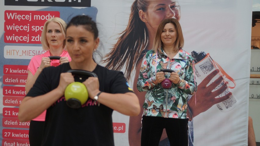 Beata Sadowska w Gliwicach ćwiczyła z mieszkańcami