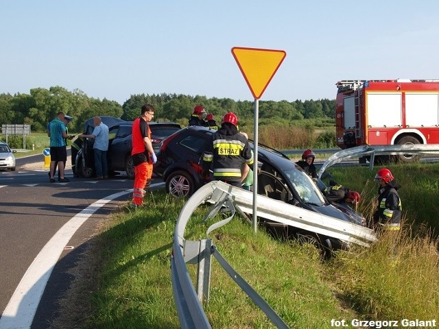 Wypadek na DK nr 6.