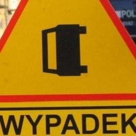 Dwie osoby ranne w wypadku w Krąpielu.