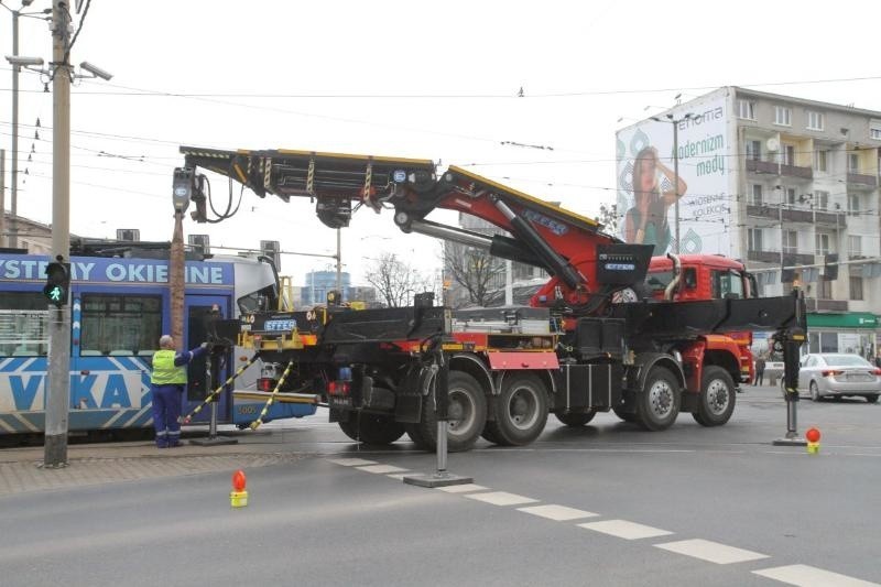 Wykolejenie Tramwaju na pl. Legionów, Wrocław, 10.03.2016