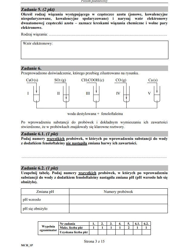 MATURA 2019 CHEMIA ODPOWIEDZI ARKUSZE CKE. Dziś trzymamy...