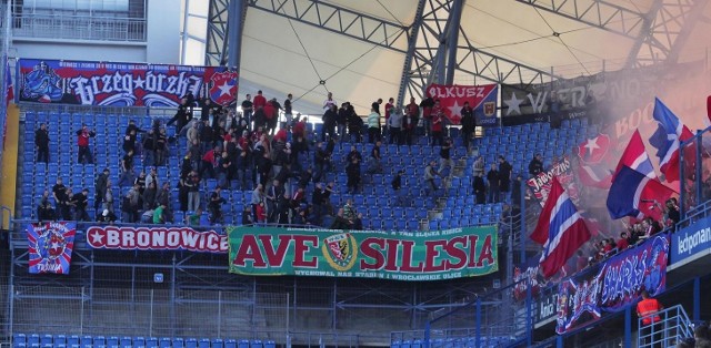 Zadyma na meczu Lech Poznań - Wisła Kraków.