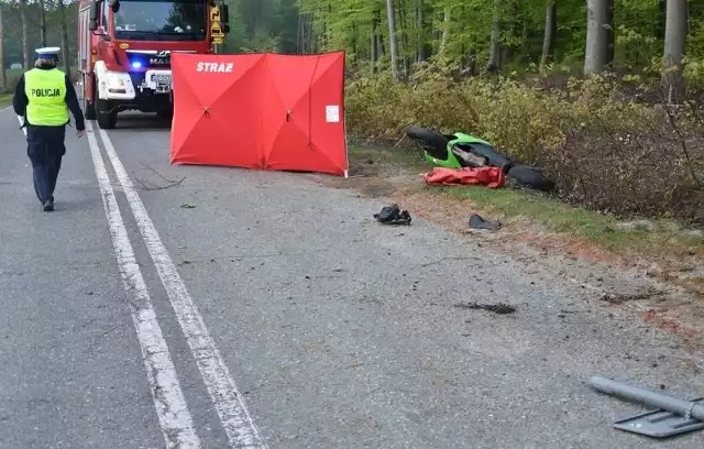 Śmiertelny wypadek z udziałem motocyklisty. Szukają świadków wypadku