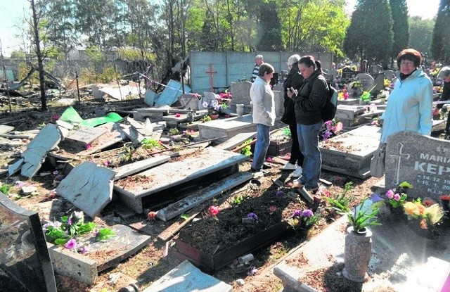 Tak jesienią ubiegłego roku wyglądał cmentarz w Sośnicy