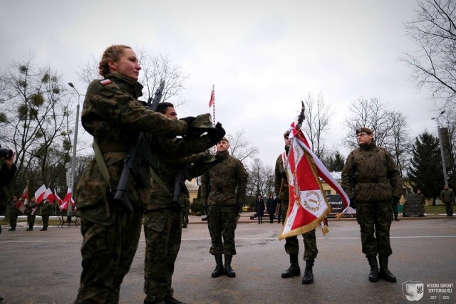 Przysięga podlaskich terytorialsów