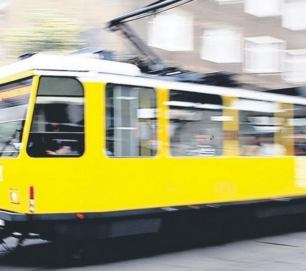 Kolizja z tramwajem w Szczecinie.
