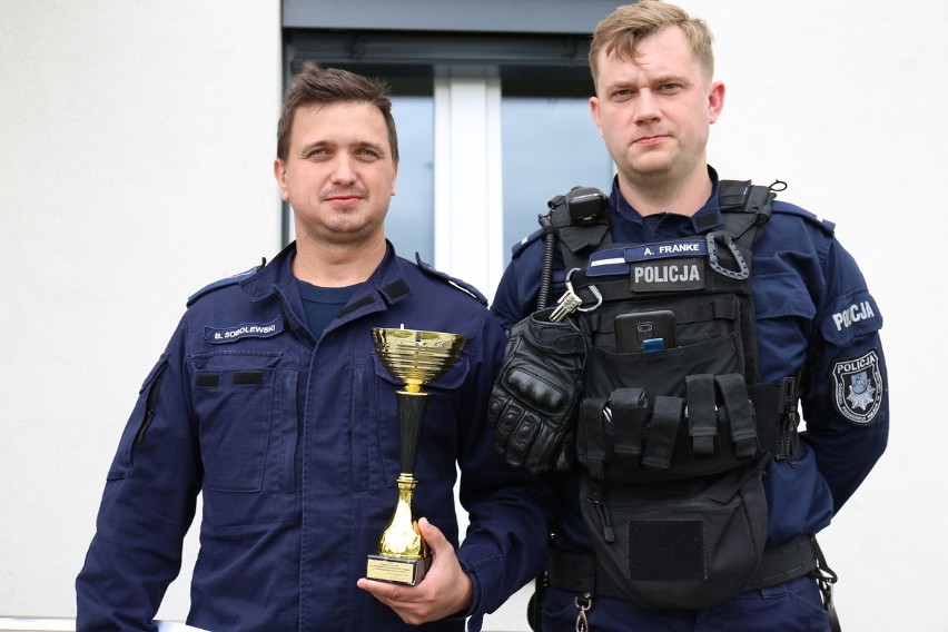 Mundurowi z OPP w Lublinie zwycięzcami zawodów ratowników policyjnych 