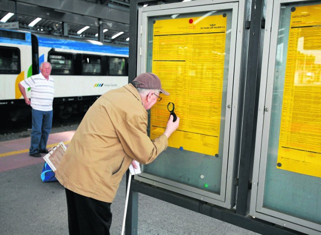 Kolei Śląskich w rozkładzie będziemy szukać z lupą