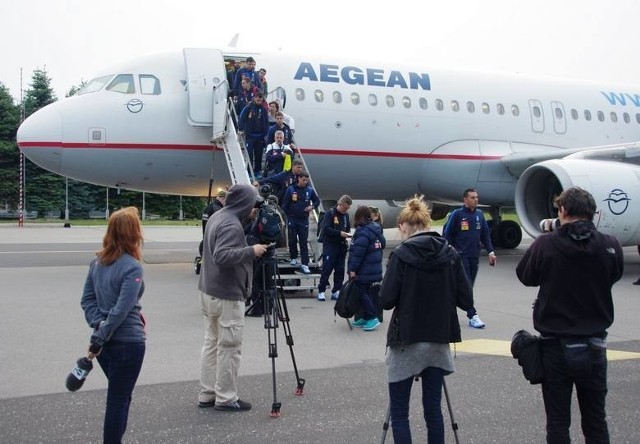 Reprezentacja Grecji wylądowała w Gdyni