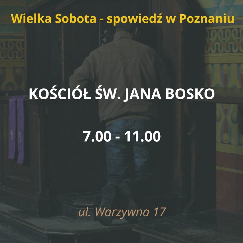 Wielka Sobota to ostatni dzień, w którym w poznańskich...