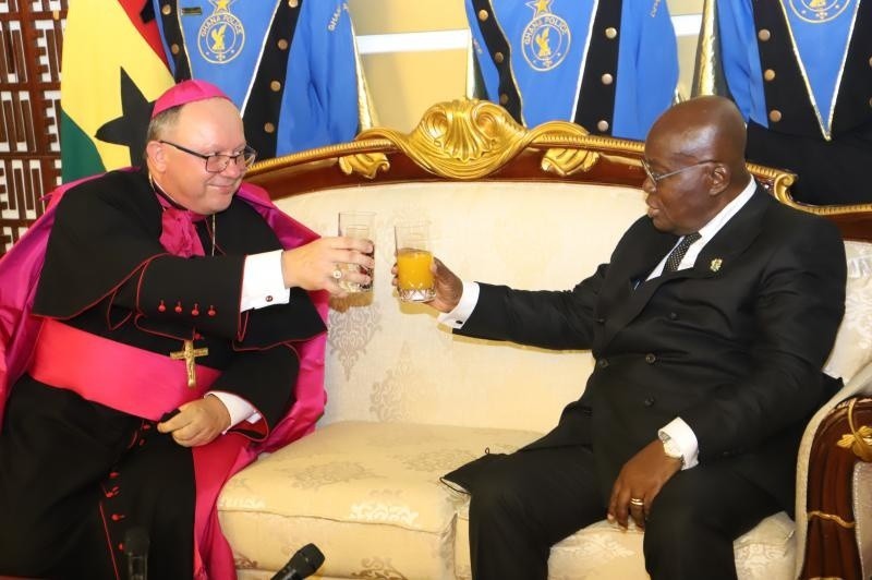Bardzo ważna ceremonia z udziałem naszego arcybiskupa Henryka Jagodzińskiego, Nuncjusza Apostolskiego w Ghanie [ZDJĘCIA]