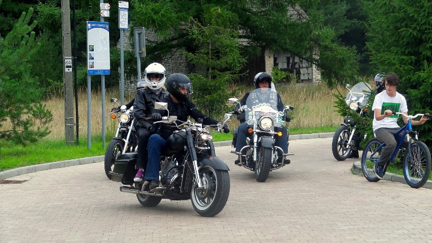 Motocykliści z Oświęcimia w Rabsztynie