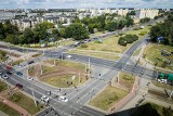 Rondo Fordońskie w Bydgoszczy jak turbina, a pośrodku - nowa linia tramwajowa