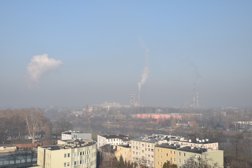 Smog nad Opolem w styczniu 2019 roku