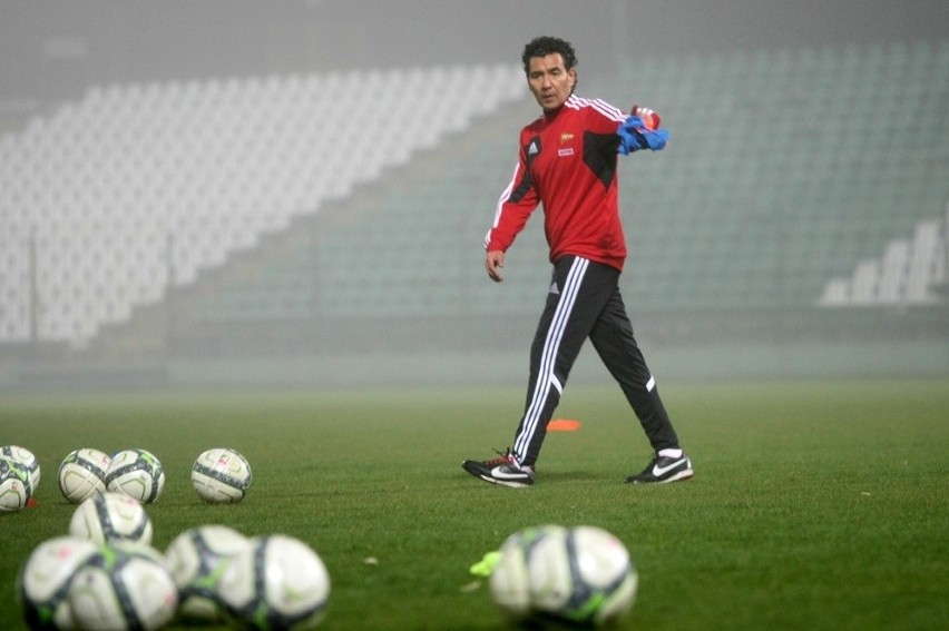 Trening Lechii Gdańsk z Ricardo Monizem