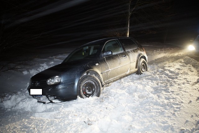 Pijany kierowca wjechał do rowu. We krwi miał 3 promile alkoholu