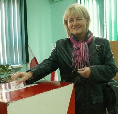 - Udział w głosowaniu uważam za swój obowiązek - podkreśla pani Małgorzata z Otynia