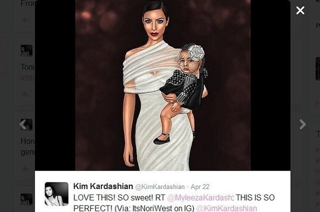 Kim Kardashian (fot. screen z Twitter.com)