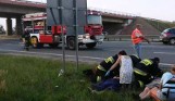 Cztery osoby ranne w wypadku na autostradzie A4. Trasa jest zablokowana [zdjęcia]