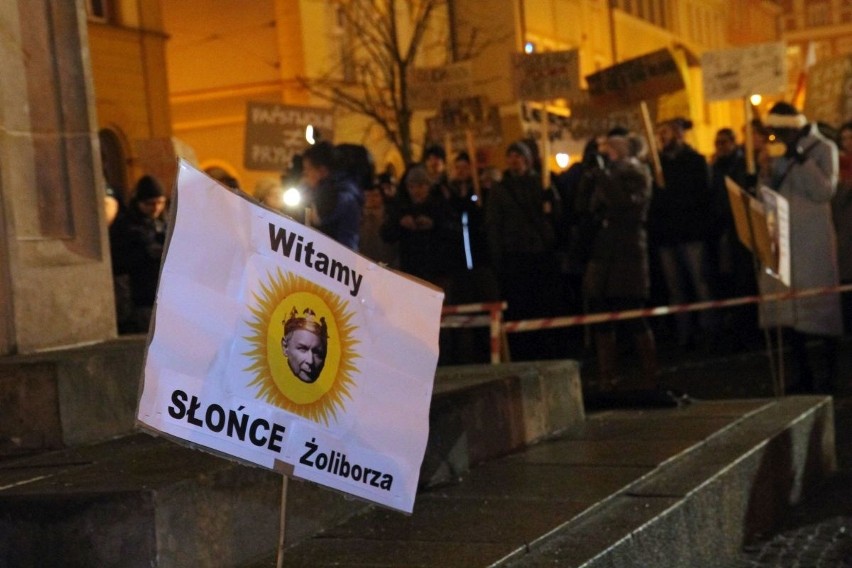 Protest studentów we Wrocławiu, 25.01.2017