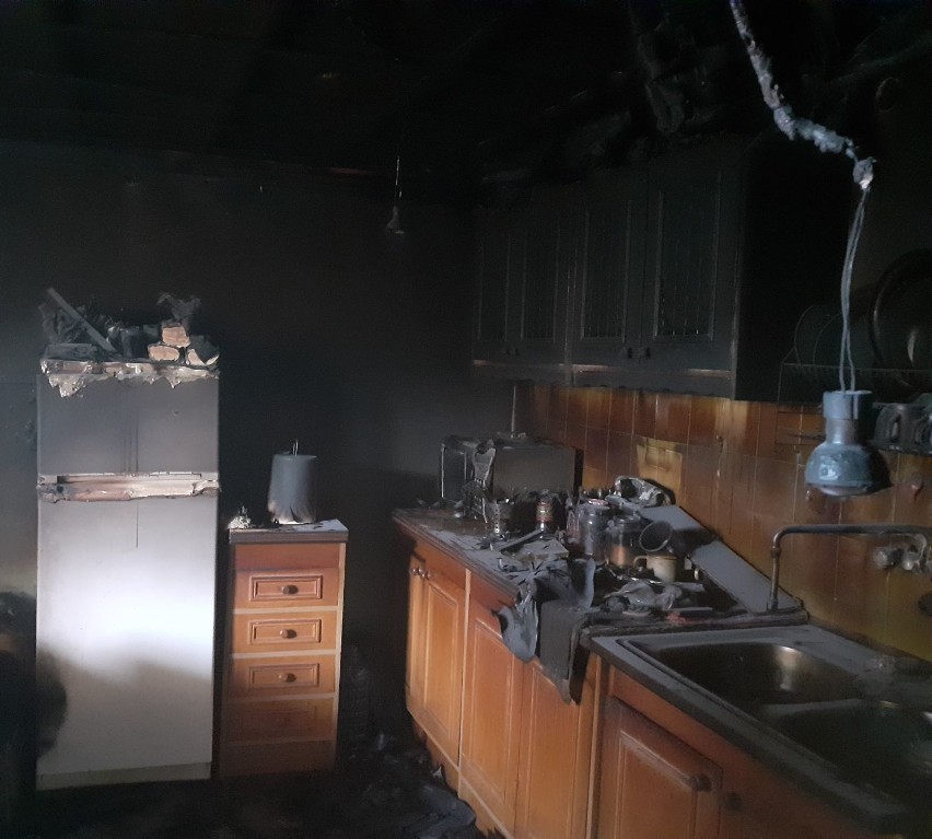 Tragiczny pożar domu w Rudniku. Nie żyje dwóch mężczyzn. "Nie mieli szans się wydostać"