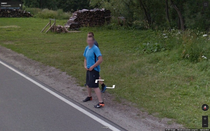 Google Street View w Bieszczadach. W jakich okolicznościach kamery Google złapały turystów?