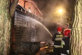 Szczecin: Pożar Oberży Chłopskiej przy ul. Arkońsksiej [zdjęcia]