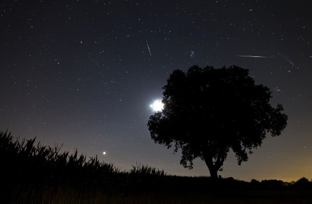 Patrząc w niebo w sierpniu warto zwrócić uwagę nie tylko na fazę Księżyca, ale też Perseidy czyli rój meteorytów. Choć nie wpływają na kalendarz księżycowy, są bardzo widowiskowe.