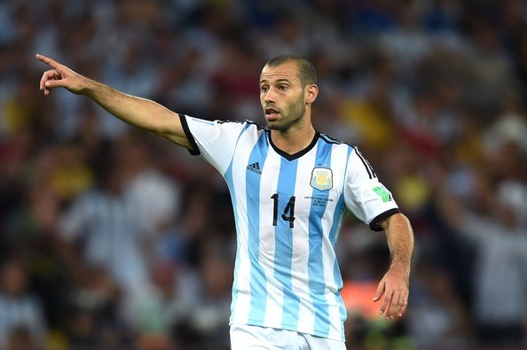 Javier Mascherano - najbardziej pracowity z Argentyńczyków.