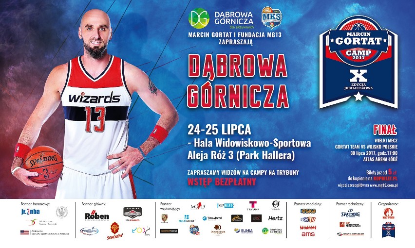 X Edycja Marcin Gortat Camp! Gwiazdor NBA odwiedzi Dąbrowę Górniczą