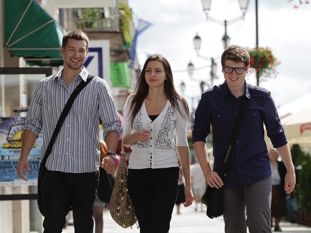 Grupa sześciu studentów Politechniki Białostockiej, wśród nich (na zdjęciu od lewej):  Marek Ejsztet, Ada Bartkowska i Piotr Matuszek stworzyła niezwykłą wizję rozwoju Wenecji.