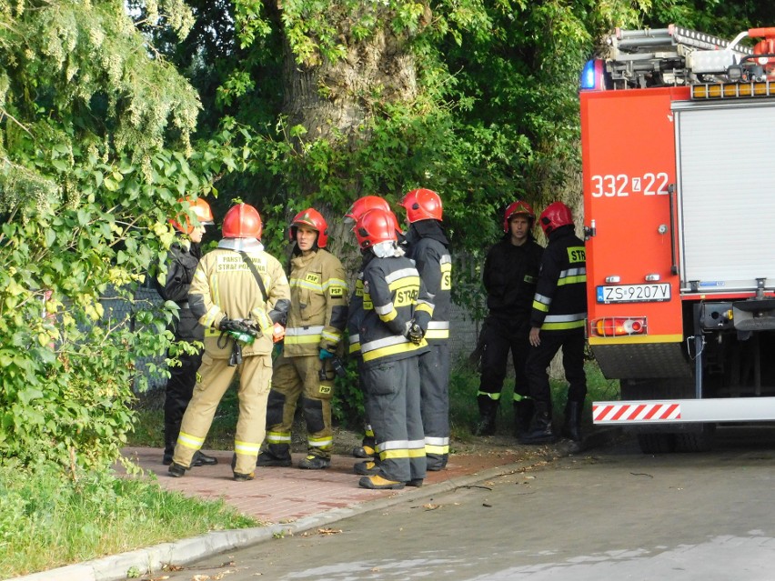 Po godzinie 6 wybuchł pożar budynku w Konikowie pod...