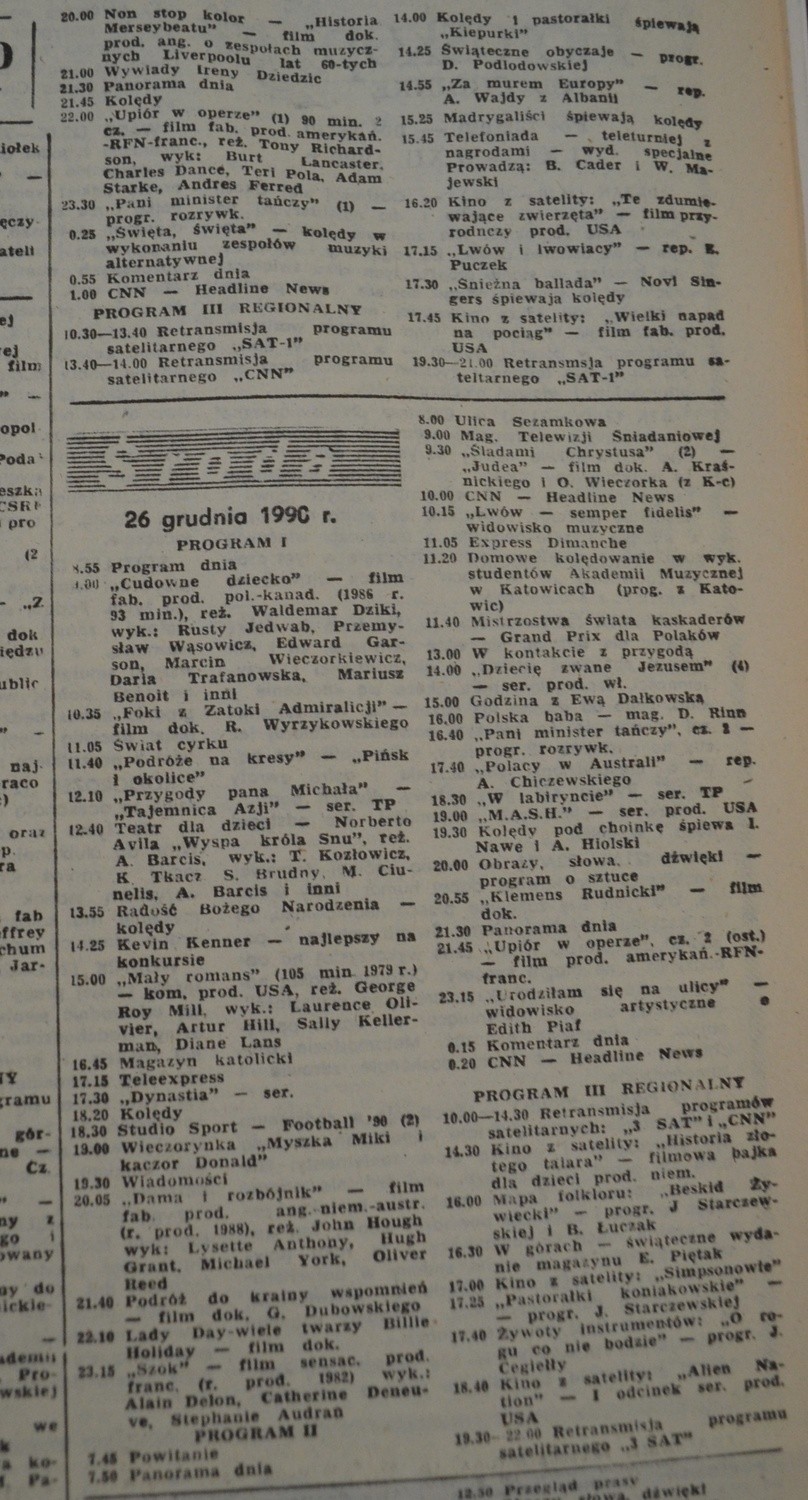 Teatr, kolędy i Teleecho, czyli telewizja w święta przed laty [DZ PRZED LATY]